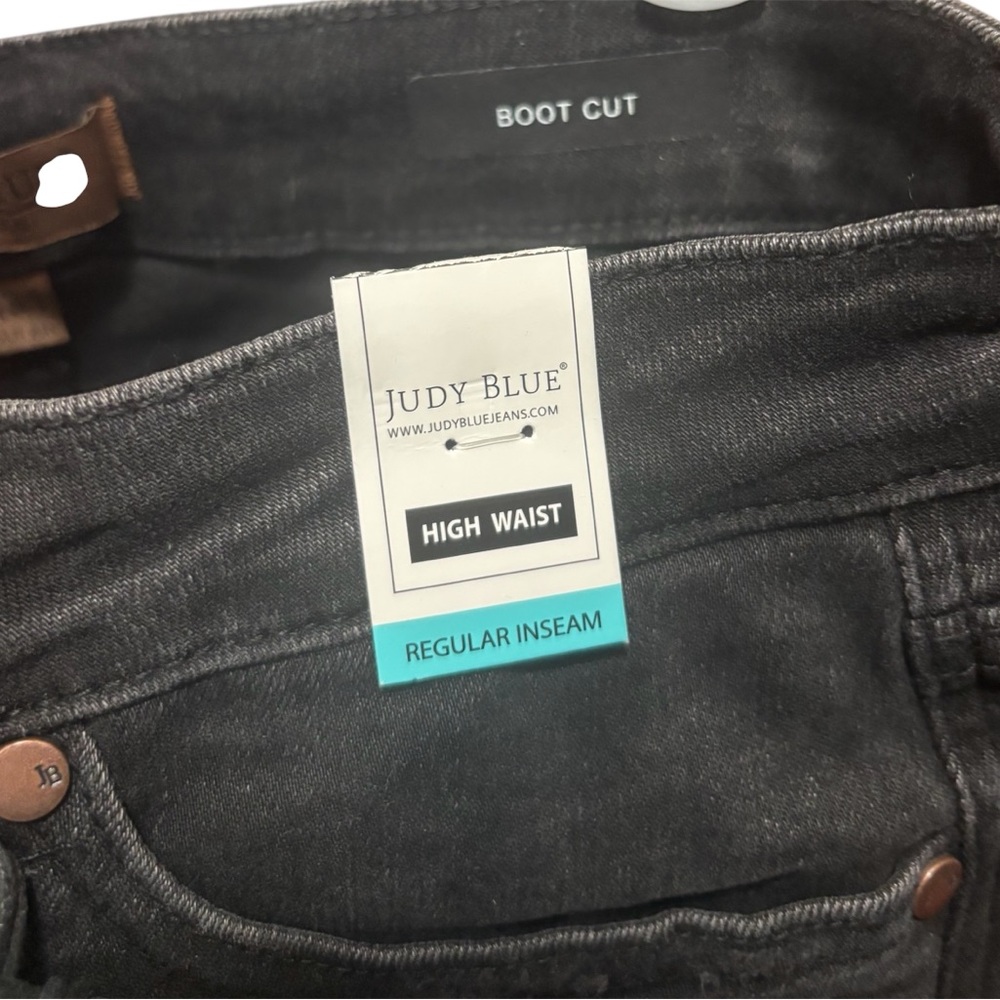 Judy Blue Women’s High Waist Boot Cut Jeans - Black